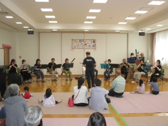 丸亀市民吹奏楽団のみなさん。