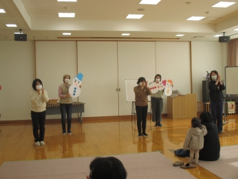 ～手遊び～ゆきだるまのチャチャチャ　雪の日も楽しく過ごそう！！
