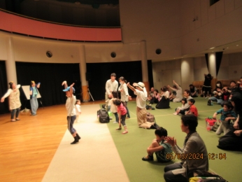 最後はみんなでバナナくん体操。