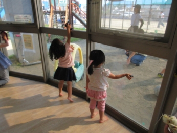 幼児さんも参加。